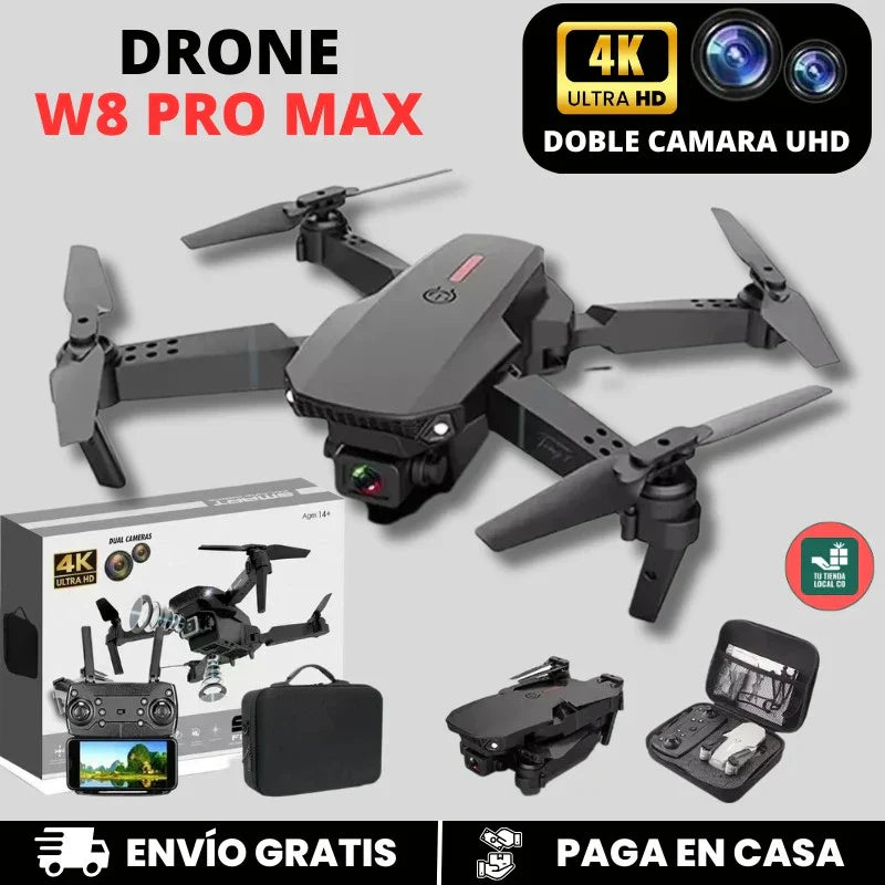 NUEVO DRONE  W8 PRO MAX 2025 CON INTELIGENCIA ARTIFICIAL - ES UNA SORPRESA