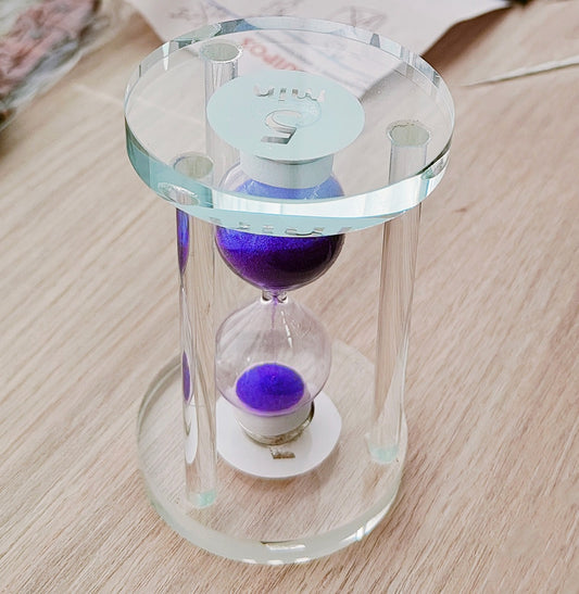 Reloj De Arena Decoraciòn Cristal Arena - Dale un Toque de Elegancia a tu Espacio