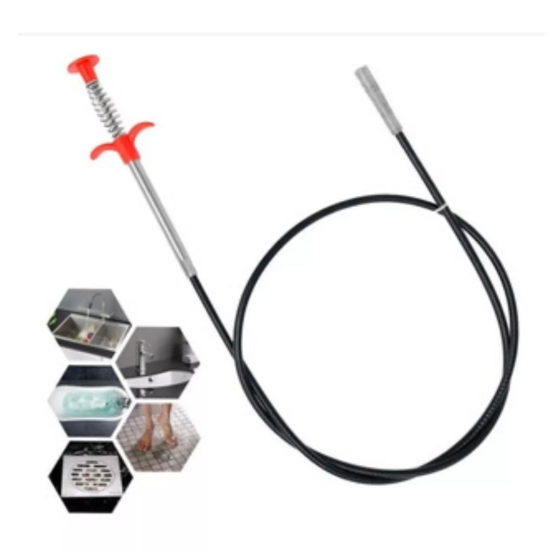 Sonda Destapa Caño Brazo Flexible - 💥 ¡ADIÓS A LOS DESAGÜES TAPADOS EN SEGUNDOS!