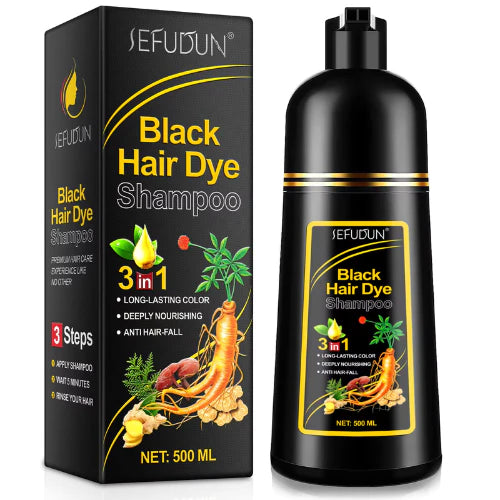Negro Intenso De Lujo - Black Hair Dye Tinte Instantáneo