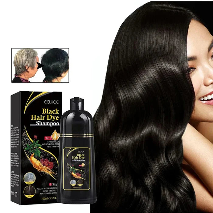 Negro Intenso De Lujo - Black Hair Dye Tinte Instantáneo