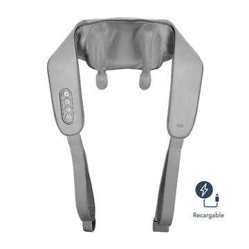 🌟 Masajeador de Cuello y Hombros Térmico 5D – Masajeador Biónico Portátil e Inalámbrico