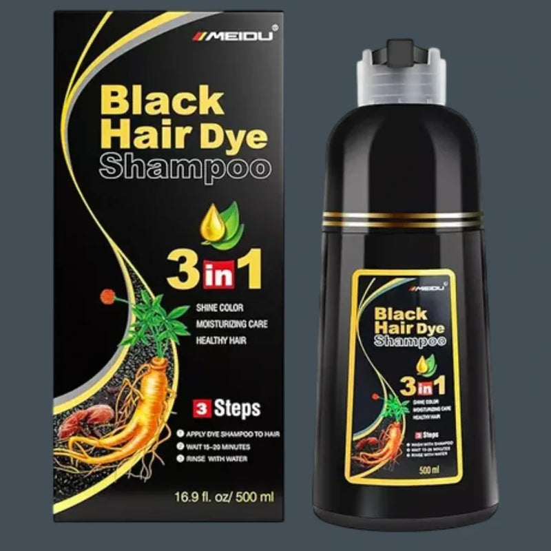 Negro Intenso De Lujo - Black Hair Dye Tinte Instantáneo