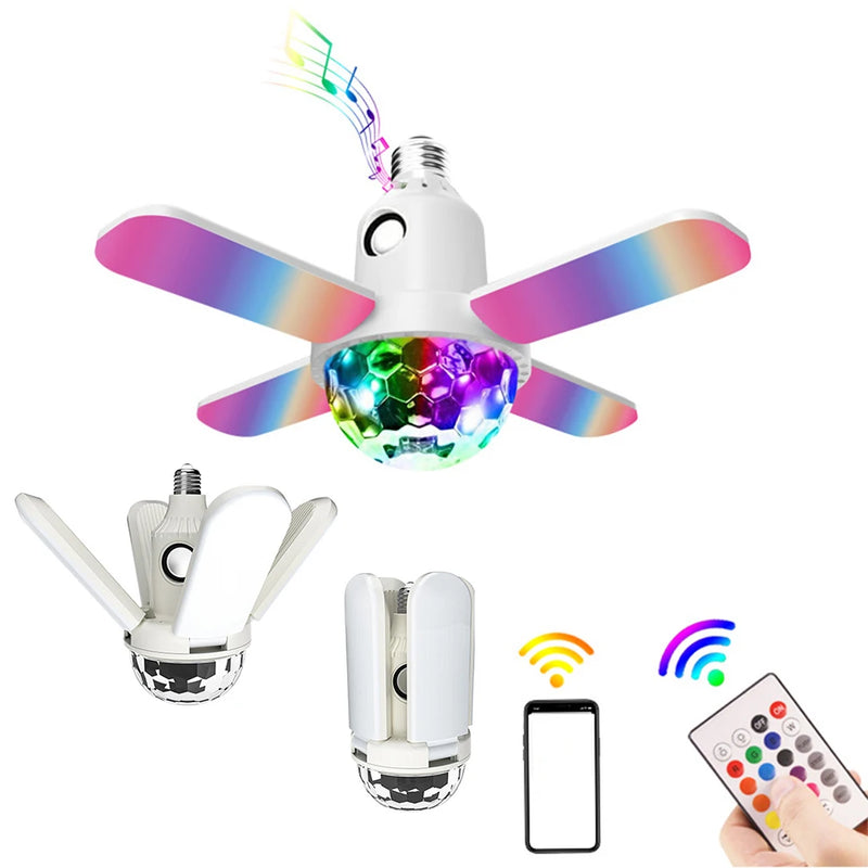 Bombilla LED Musical con Control por App y Remoto