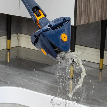 🧼✨ Mopa Triangular 360° – Mango Extensible con 3 Cabezales. Limpieza profunda y sin esfuerzo en techos, paredes y cualquier superficie.